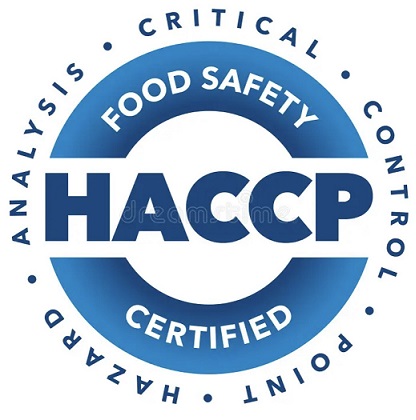 HACCP - Monitoring HACCP-Logo: Zertifizierung für Lebensmittelsicherheit und Gefahrenanalyse.